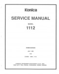 Сервисная инструкция Konica-Minolta 1112