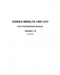 Сервисная инструкция Konica-Minolta 131F, 190F (FS)