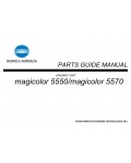 Сервисная инструкция Konica-Minolta Magicolor 5550, 5570 PARTS
