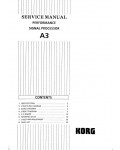 Сервисная инструкция Korg A3