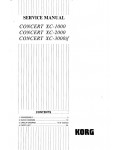 Сервисная инструкция Korg CONCERT-XC1000, XC2000, XC3000IF
