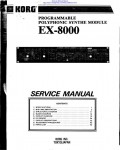 Сервисная инструкция Korg EX-8000