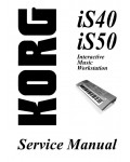 Сервисная инструкция Korg IS40, IS50