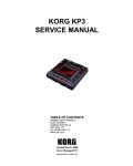 Сервисная инструкция Korg KP3