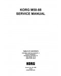 Сервисная инструкция Korg M50-88
