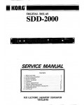 Сервисная инструкция Korg SDD2000