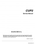Сервисная инструкция KURZWEIL CUP2