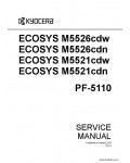 Сервисная инструкция KYOCERA ECOSYS-M5521CDW, M5521CDN, M5526CDN, M5526CDW