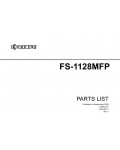 Сервисная инструкция Kyocera FS-1128MFP, Parts catalog
