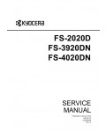Сервисная инструкция Kyocera FS-2020D, 3920DN, 4020DN, Service manual