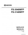 Сервисная инструкция KYOCERA FS-3040MFP, 3140MFP