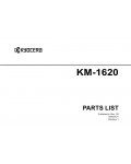 Сервисная инструкция Kyocera KM-1620, Parts catalog