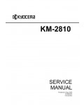 Сервисная инструкция KYOCERA KM-2810