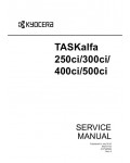 Сервисная инструкция Kyocera TASKALFA-250CI, 300CI, 400CI, 500CI, Service manual