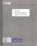 Сервисная инструкция Lecroy 9320