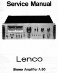 Сервисная инструкция Lenco A-50