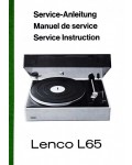 Сервисная инструкция Lenco L-65