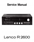 Сервисная инструкция Lenco R-2600