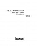 Сервисная инструкция Lexicon MC-12 BALANCED