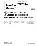 Сервисная инструкция Pioneer GM-8406, LX470