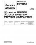 Сервисная инструкция Pioneer GM-8706, GM-8306, RX300