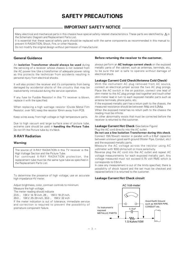 Сервисная инструкция LG 14J5RB, MC-059B chassis