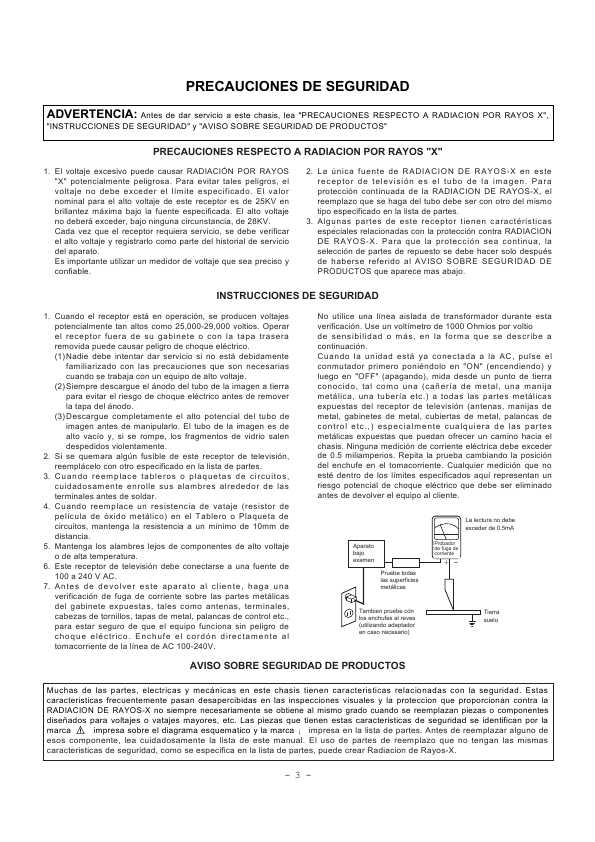 Сервисная инструкция LG 21FX5RG, MC-059A chassis