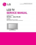 Сервисная инструкция LG 26LX1R, ML-051A chassis