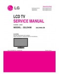 Сервисная инструкция LG 32LD490, шасси LD03B