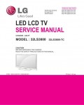 Сервисная инструкция LG 32LS3800 LB21F