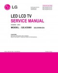 Сервисная инструкция LG 32LV2500 LT01U