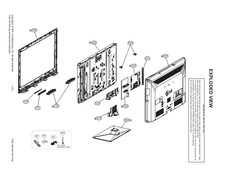 Сервисная инструкция LG 37LK450, шасси LA01U