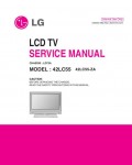 Сервисная инструкция LG 42LC55, LD73A chassis