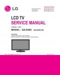 Сервисная инструкция LG 42LD465, LJ01B