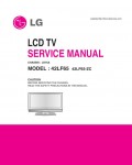 Сервисная инструкция LG 42LF65, LD75A chassis