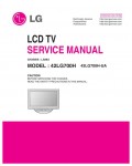 Сервисная инструкция LG 42LG700H, шасси LA86A