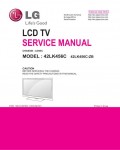 Сервисная инструкция LG 42LK456C, LD0EC