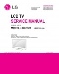 Сервисная инструкция LG 42LK520, LA01U