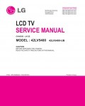 Сервисная инструкция LG 42LV5400 LA12E