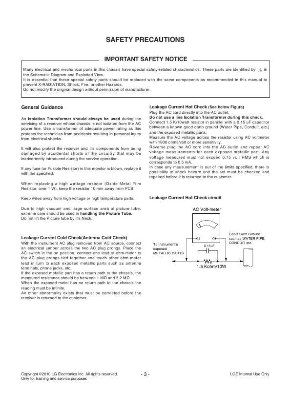 Сервисная инструкция LG 42PJ250 PB02A