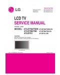 Сервисная инструкция LG 47LD750, 47LD780