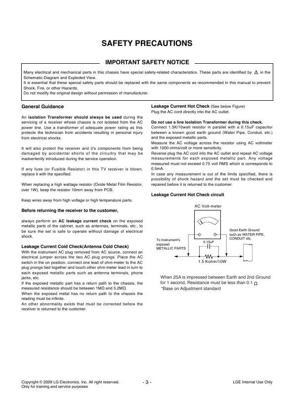 Сервисная инструкция LG 47LH90QR (LP91C)