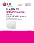 Сервисная инструкция LG 50PA6500 PU21A