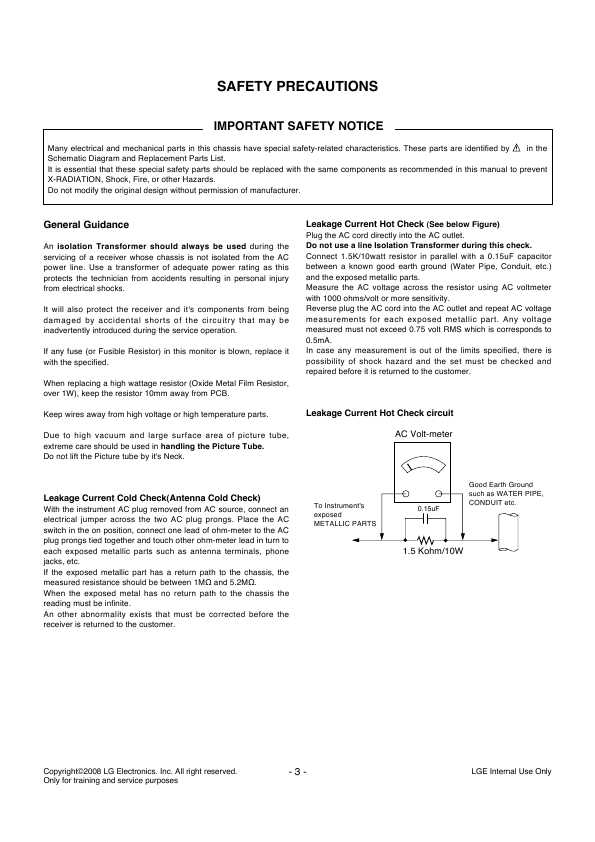 Сервисная инструкция LG 50PG30TR, PP83A chassis