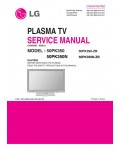 Сервисная инструкция LG 50PK350, PD01A