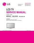 Сервисная инструкция LG 60LD550 LA02B