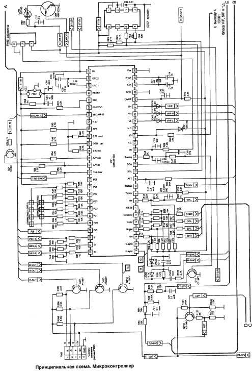 Lg cf 21f69 схема