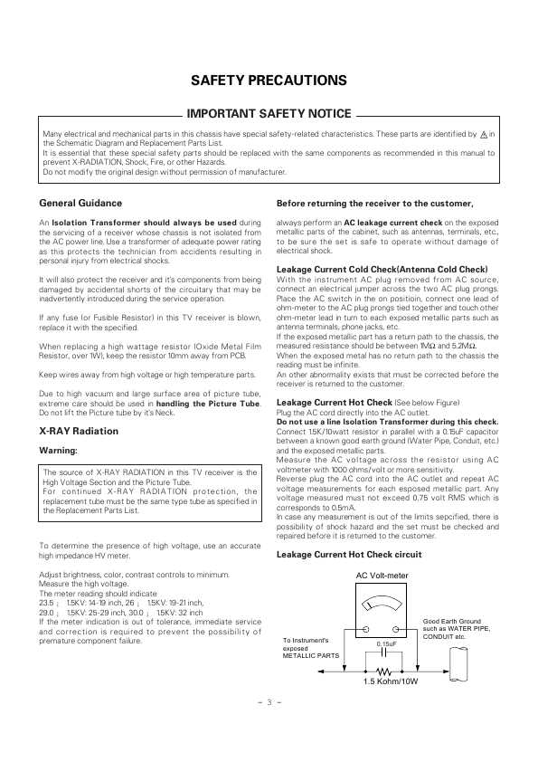 Сервисная инструкция LG CT-25Q40XX, CT-29Q40XX, CT-29F84V, MC-022A chassis