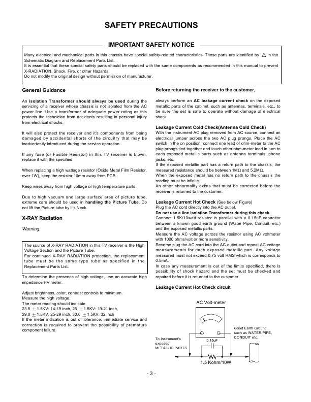 Сервисная инструкция LG DI-30LZ30, ML-03JA chassis