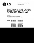 Сервисная инструкция LG DLE-SERIES, DLG-SERIES